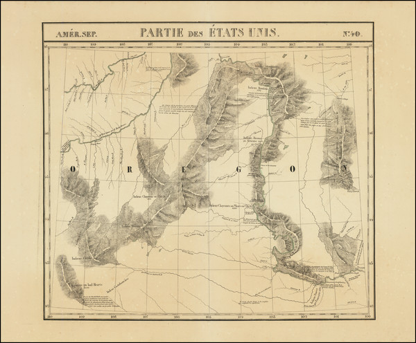 43-North Dakota, South Dakota, Rocky Mountains, Montana and Wyoming Map By Philippe Marie Vanderma