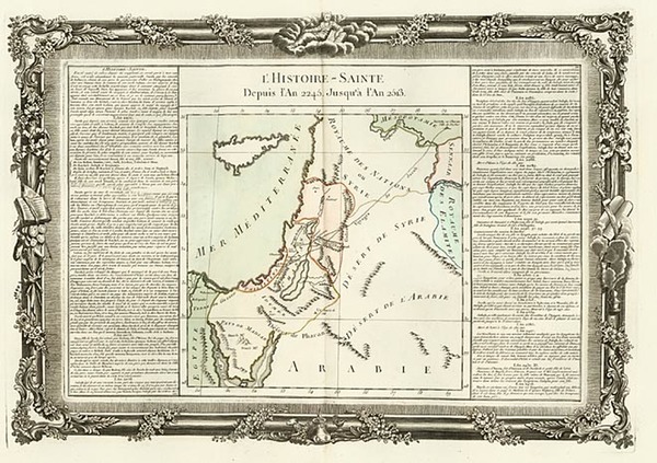 24-Asia, Middle East and Holy Land Map By Buy de Mornas