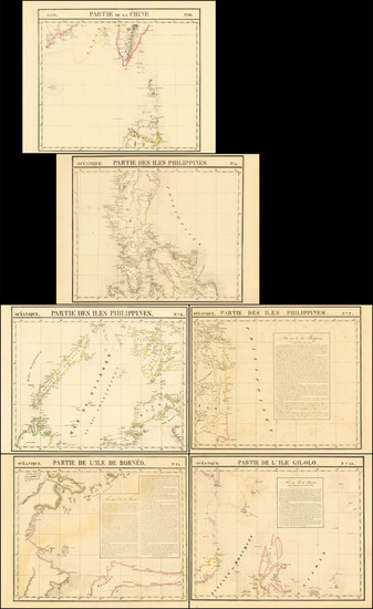 59-Southeast Asia and Philippines Map By Philippe Marie Vandermaelen