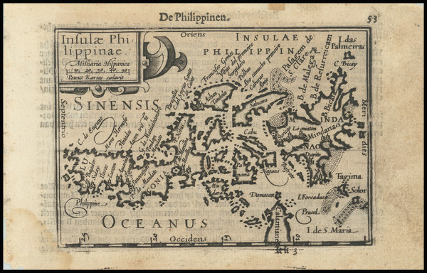 7-Philippines Map By Barent Langenes / Cornelis Claesz