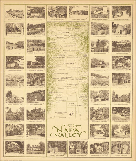 72-San Francisco & Bay Area Map By Vintage Image