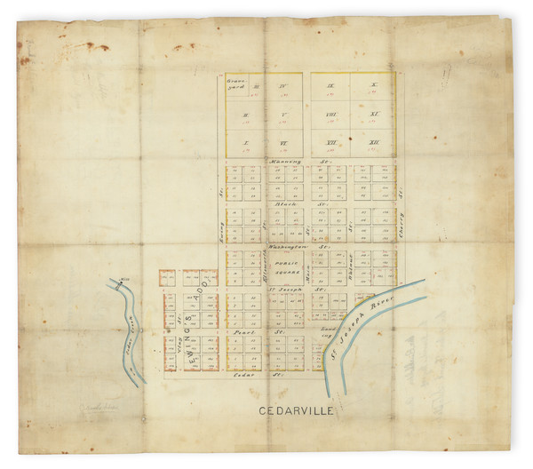 36-Indiana Map By Anonymous