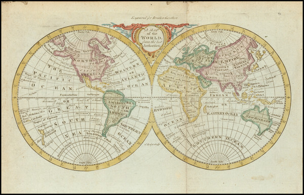 79-World Map By Richard Brookes