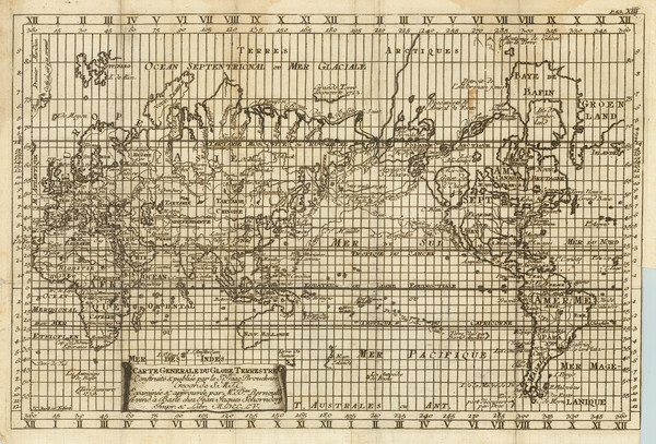 51-World Map By Isaac Brouckner / Giovanni Antonio Remondini