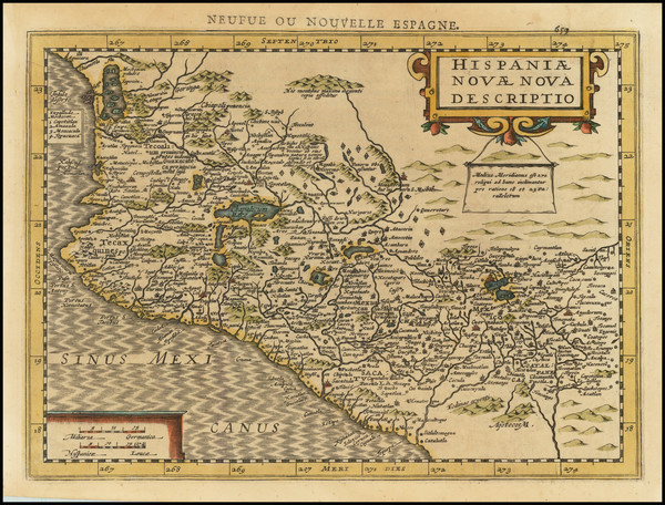 19-Mexico Map By Johannes Cloppenburg