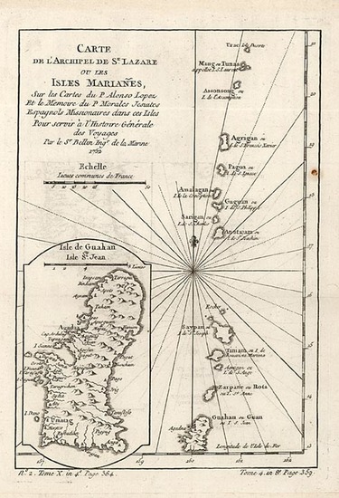 67-Australia & Oceania, Oceania and Other Pacific Islands Map By Jacques Nicolas Bellin