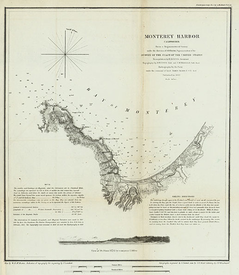 88-California Map By United States Coast Survey