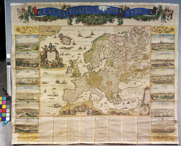 1-Europe Map By Nicolaes Visscher I / Hugo Allard