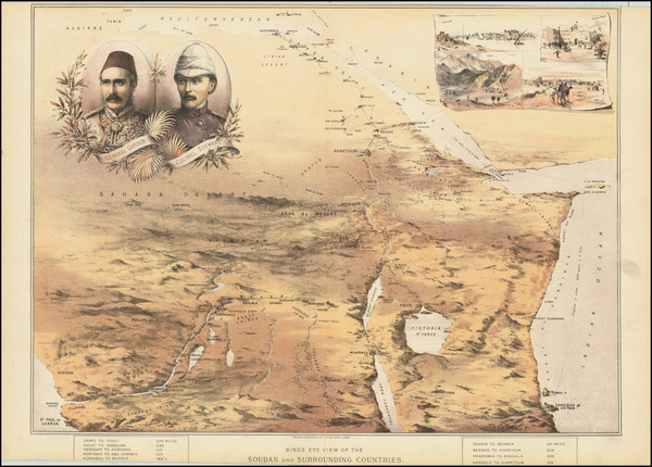 31-North Africa and East Africa Map By Maclure & Macdonald Lithographers