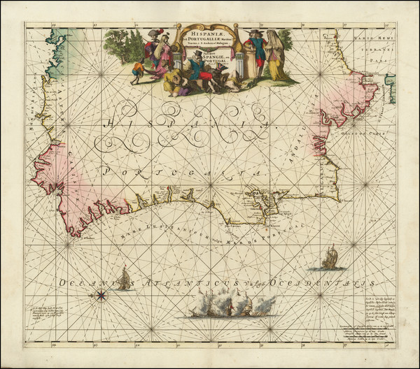 0-Spain and Portugal Map By Reiner & Joshua Ottens