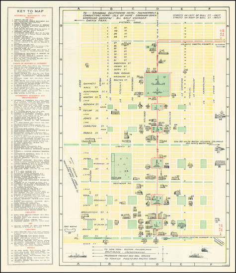 67-Georgia Map By G.C. Hopkins