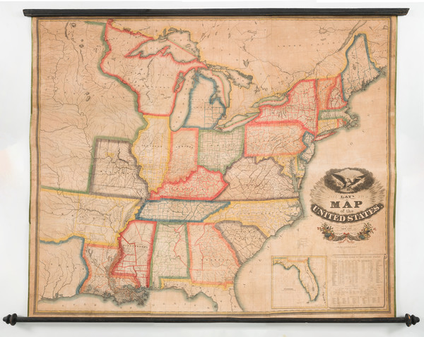 11-United States, South, Texas and Midwest Map By Amos Lay