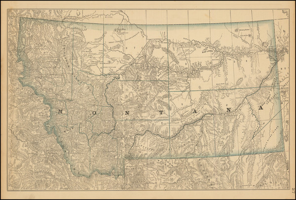 59-Montana Map By Rand McNally & Company