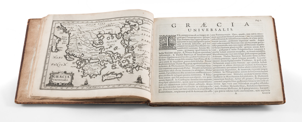 51-Atlases and Greece Map By Joannis Wilhelm Laurenberg / Samuel Pufendorf