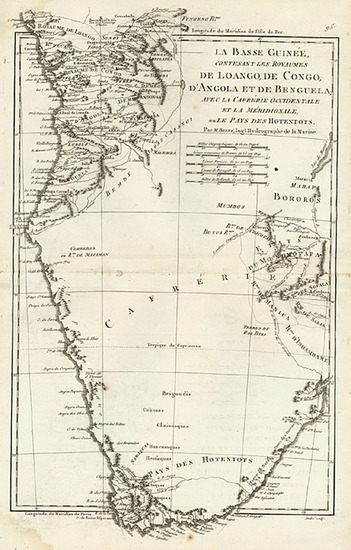 100-South Africa and West Africa Map By Rigobert Bonne