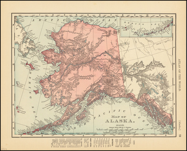 39-Alaska Map By Rand McNally & Company