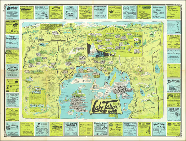 84-Nevada and Other California Cities Map By Fritz Alseth / Bill Andrews