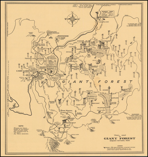 60-California Map By National Park Service