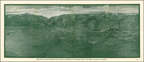 24-Los Angeles Map By R.E. Mitchell