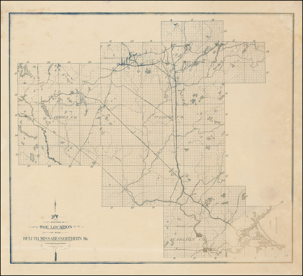 59-Minnesota Map By H. L. Dresser