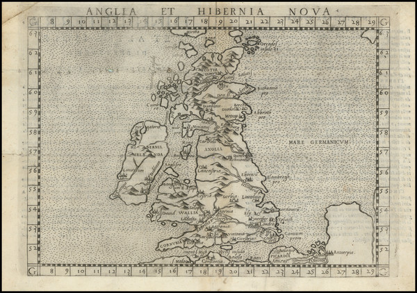 0-British Isles Map By Girolamo Ruscelli