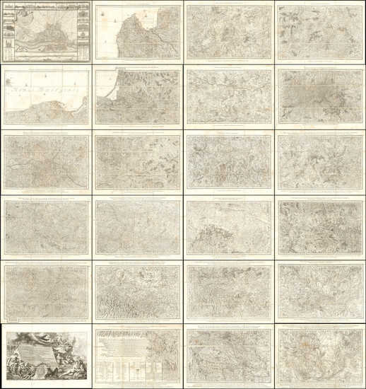 27-Poland and Baltic Countries Map By Giovanni Antonio Rizzi-Zannoni