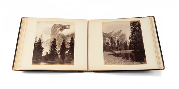 13-Oregon, California, Yosemite and Photographs Map By Carleton E. Watkins / Isaiah West Taber