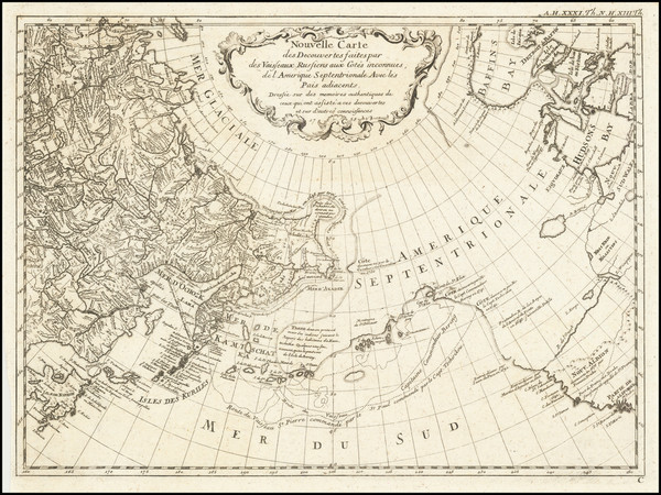 28-Pacific Ocean, Pacific Northwest, Alaska, Russia in Asia and Western Canada Map By Gerhard Frie