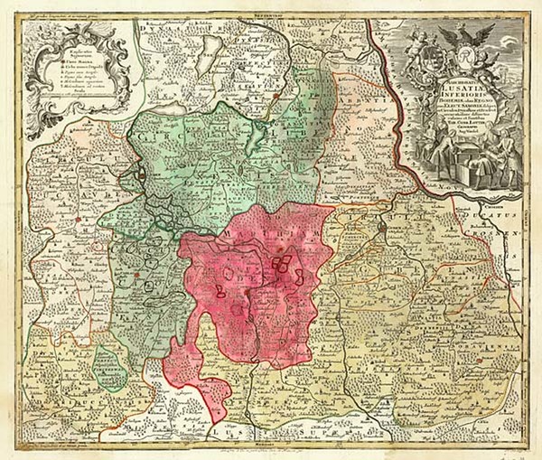 98-Europe, Czech Republic & Slovakia and Germany Map By Tobias Conrad Lotter