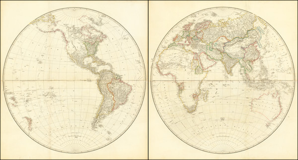 100-World Map By Aaron Arrowsmith