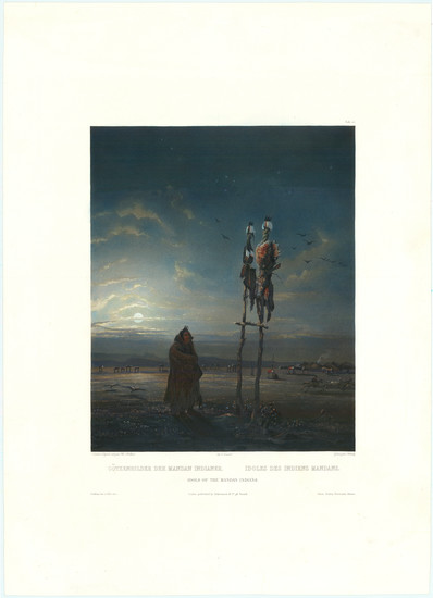 27-Native American & Indigenous Map By Karl Bodmer