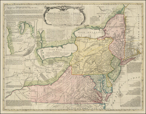 22-United States, Mid-Atlantic and Midwest Map By Lewis Evans / John Bowles