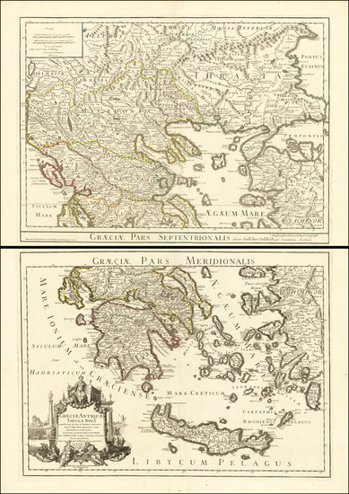 56-Turkey and Greece Map By Philippe Buache