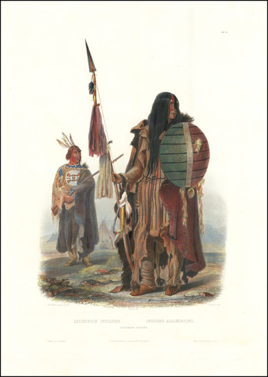 52-Native American & Indigenous Map By Karl Bodmer