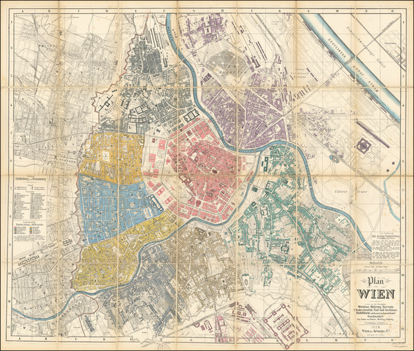 45-Austria Map By Artaria & Co.