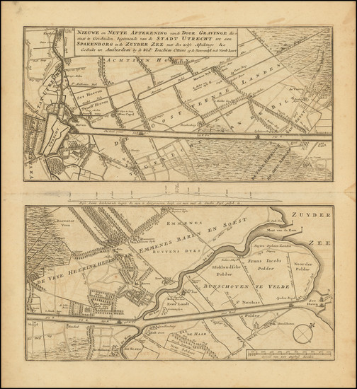 85-Netherlands Map By Joachim Ottens