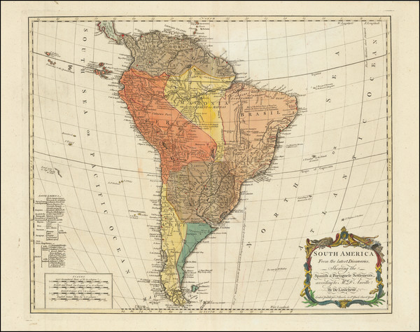 68-South America Map By Louis Delarochette