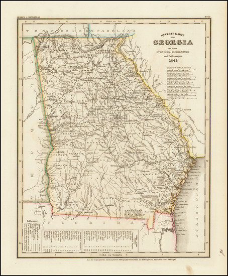 50-Georgia Map By Joseph Meyer