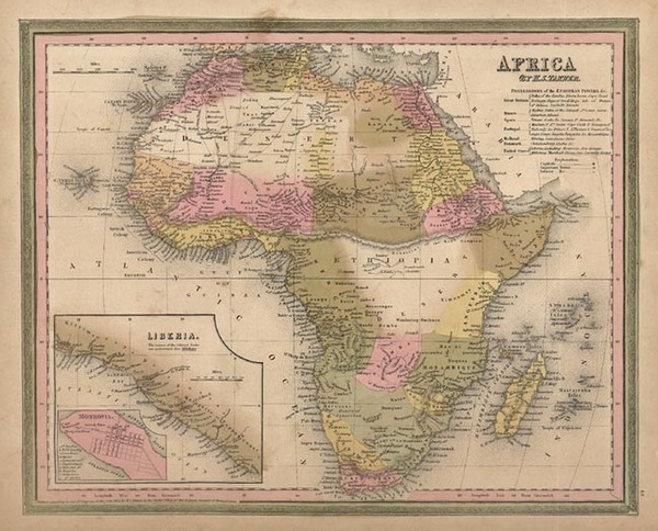 6-Africa and Africa Map By Henry Schenk Tanner