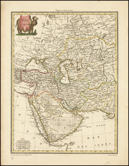 47-Russia, Middle East, Arabian Peninsula, Persia & Iraq and Russia in Asia Map By Conrad Malt