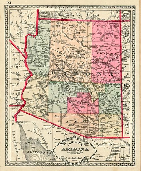 79-Southwest Map By H.C. Tunison