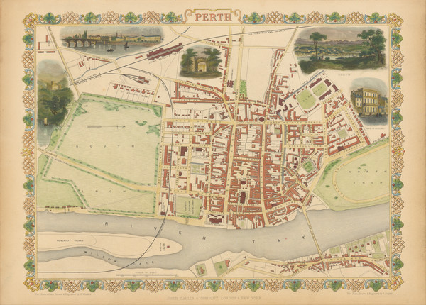 77-Scotland Map By John Tallis