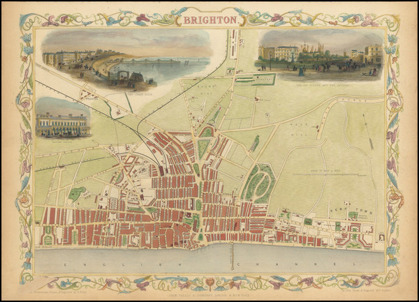 96-British Isles and British Counties Map By John Tallis