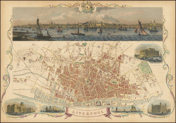 87-England and British Counties Map By John Tallis