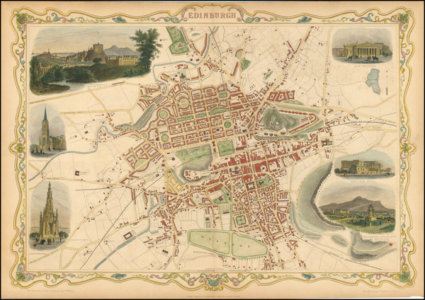 55-Scotland Map By John Tallis