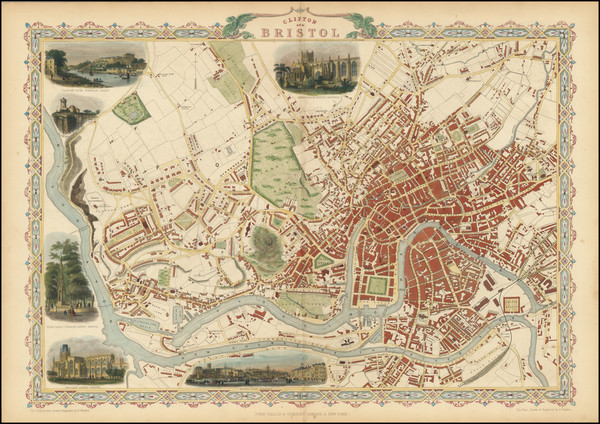 47-England and British Counties Map By John Tallis