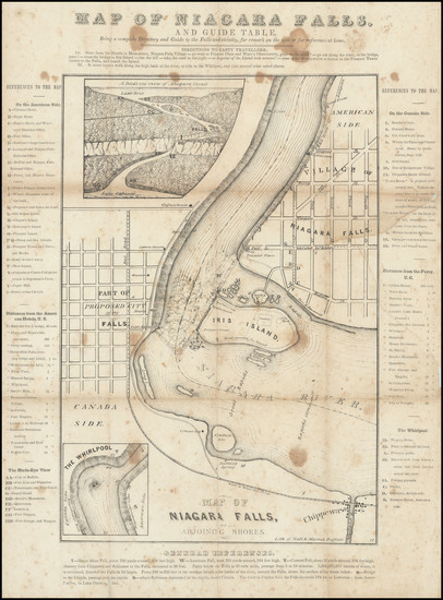 56-New York State and Eastern Canada Map By Hall & Mooney