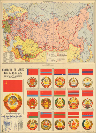 17-Russia Map By Etudes Sovietiques