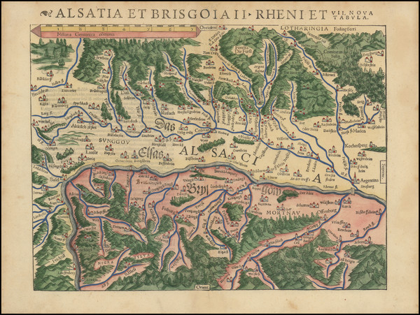 3-Switzerland, Nord et Nord-Est and Mitteldeutschland Map By Sebastian Munster