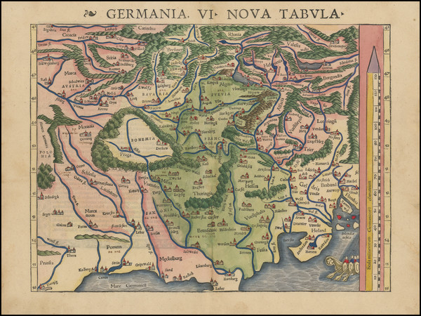 64-Europe, Netherlands, Switzerland, France, Austria, Poland, Baltic Countries and Germany Map By 